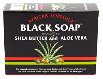 African Form Black Soap 3.5oz Shea Bu