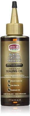 African Pride Black Castor Miracle Hair & Scalp Sealing Oil