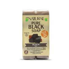 Dr. Natural Pure Black Soap 2 pack