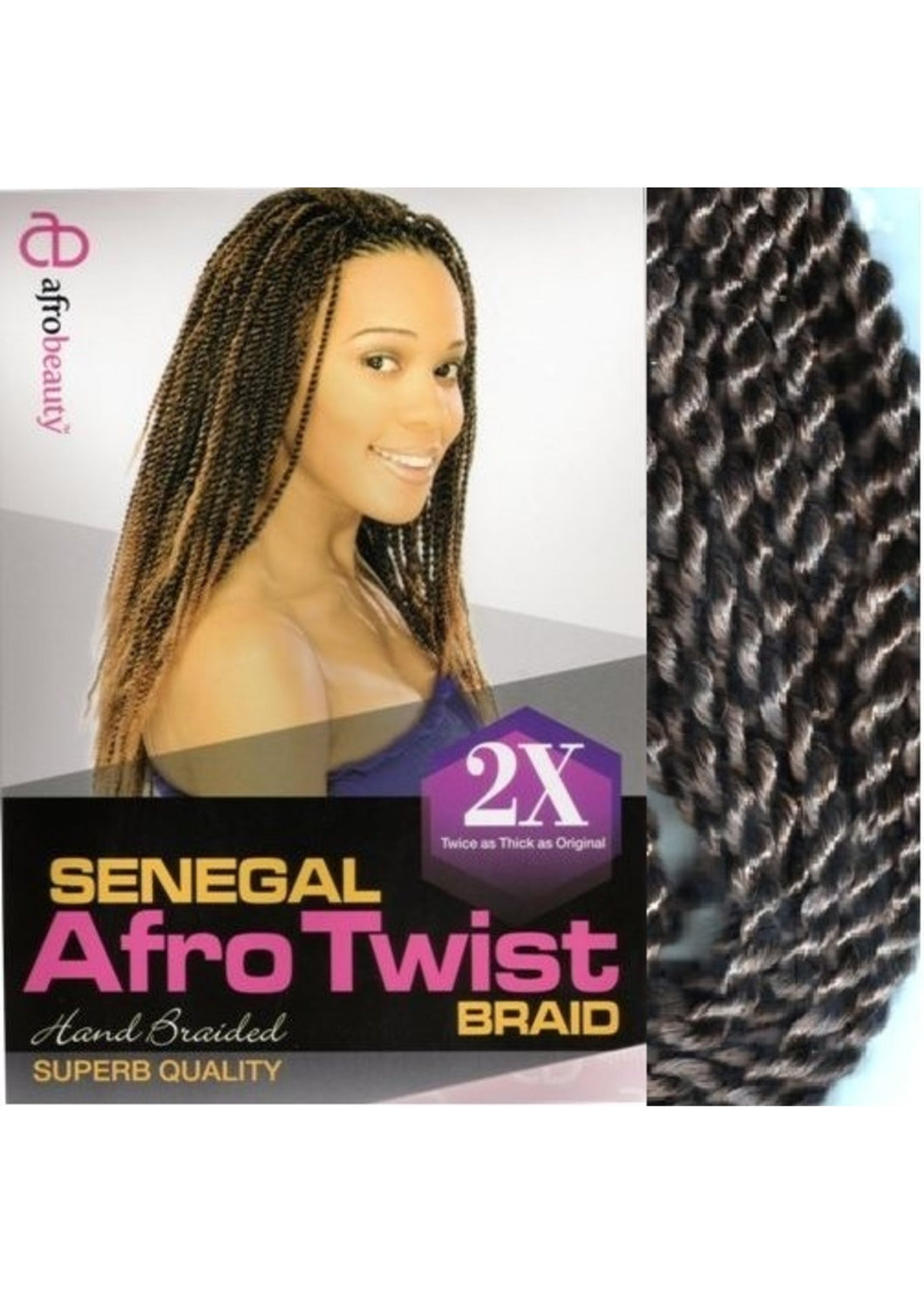 Sengal Afro Twist Braid 2x -12 inch 1-B