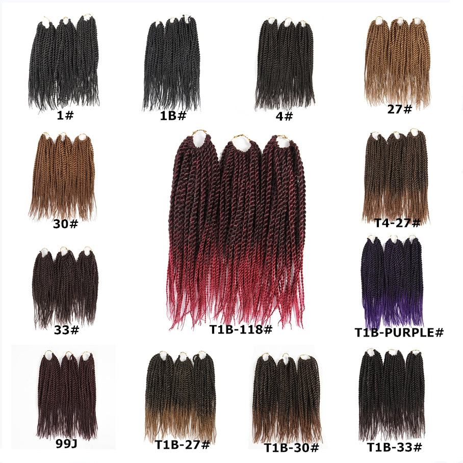 Sengal Afro Twist Braid 2x -12 inch 1